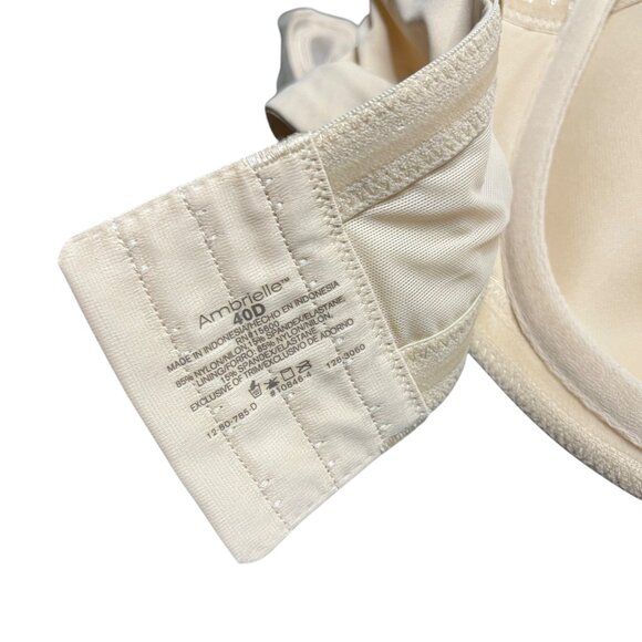 Ambrielle 40D Bra Tan‎ Multiway Strapless Underwire Back Closure new - Picture 6 of 6